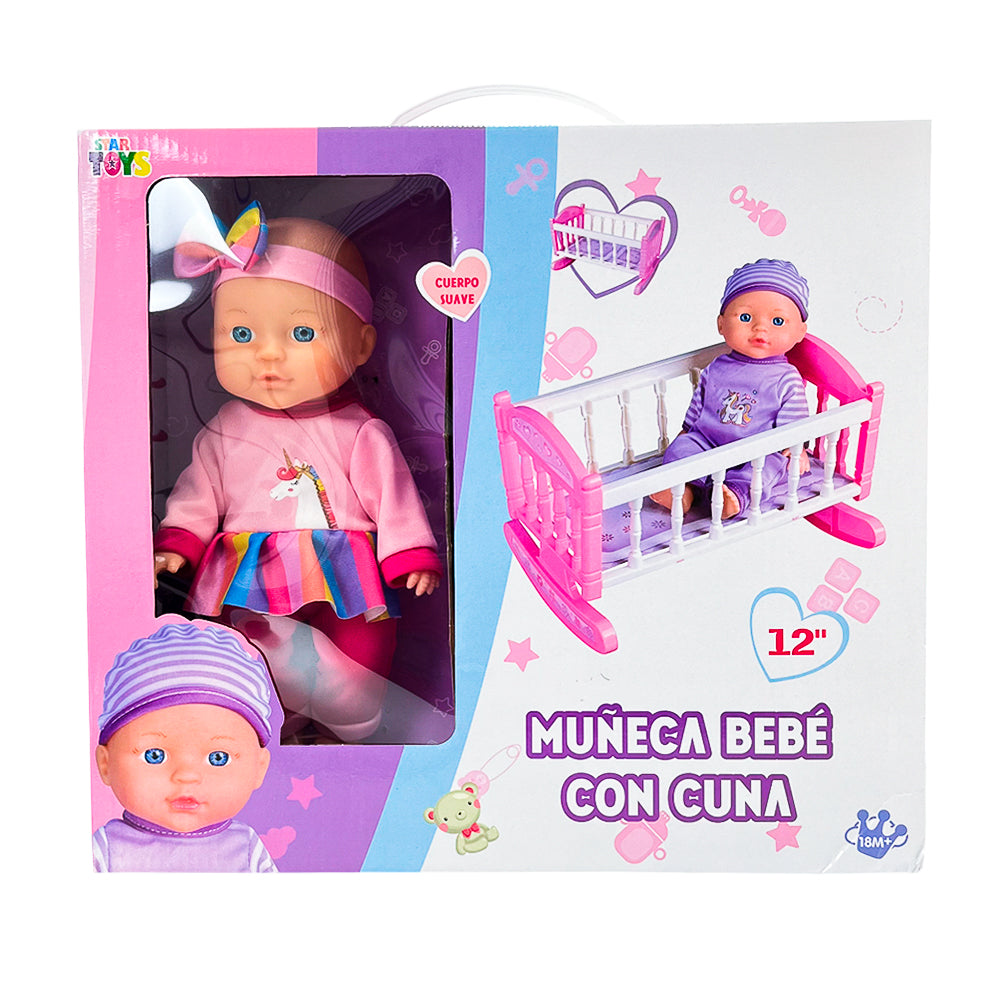 Muñeca Bebé Star Toys 30cm con Accesorios / Surtida