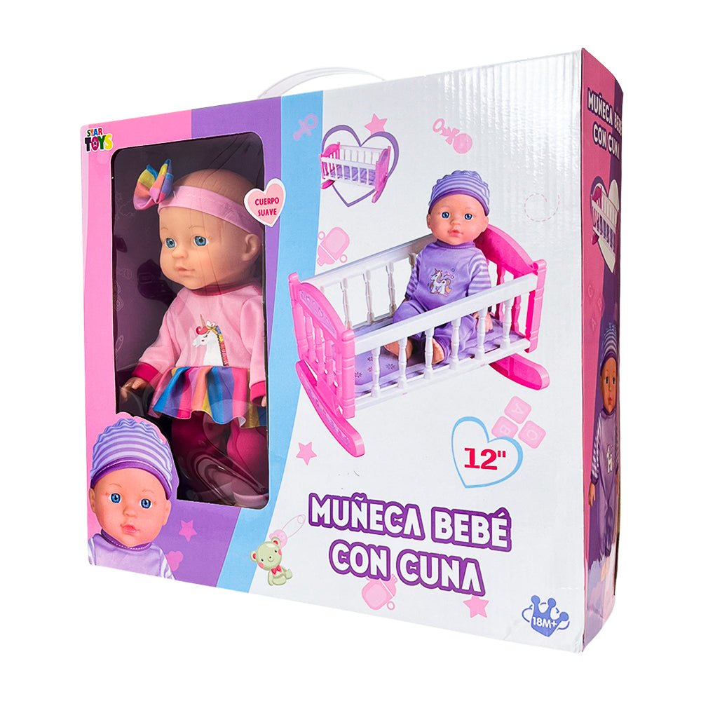 Muñeca Bebé Star Toys 30cm con Accesorios / Surtida