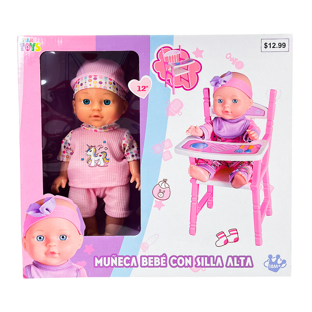 Muñeca Bebé Star Toys 30cm con Accesorios / Surtida