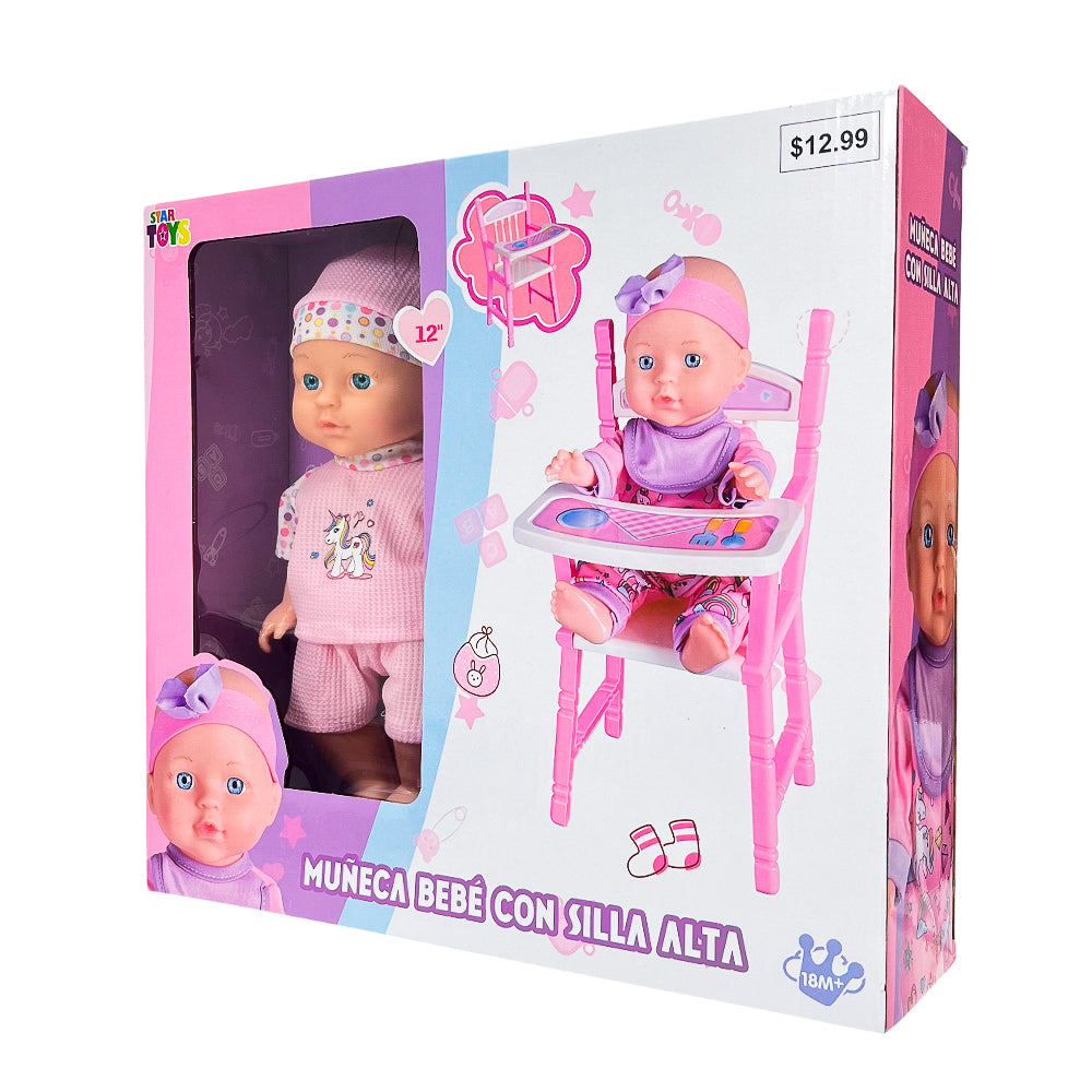 Muñeca Bebé Star Toys 30cm con Accesorios / Surtida