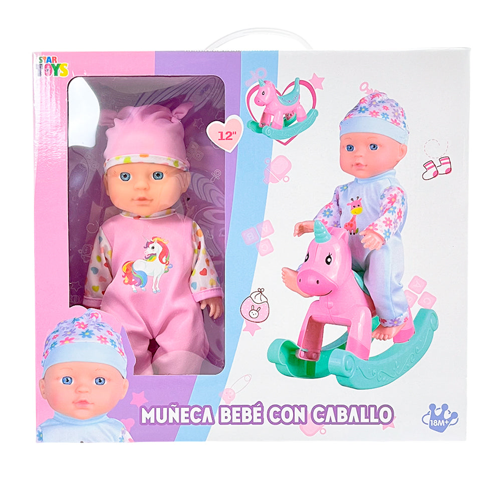 Muñeca Bebé Star Toys 30cm con Accesorios / Surtida