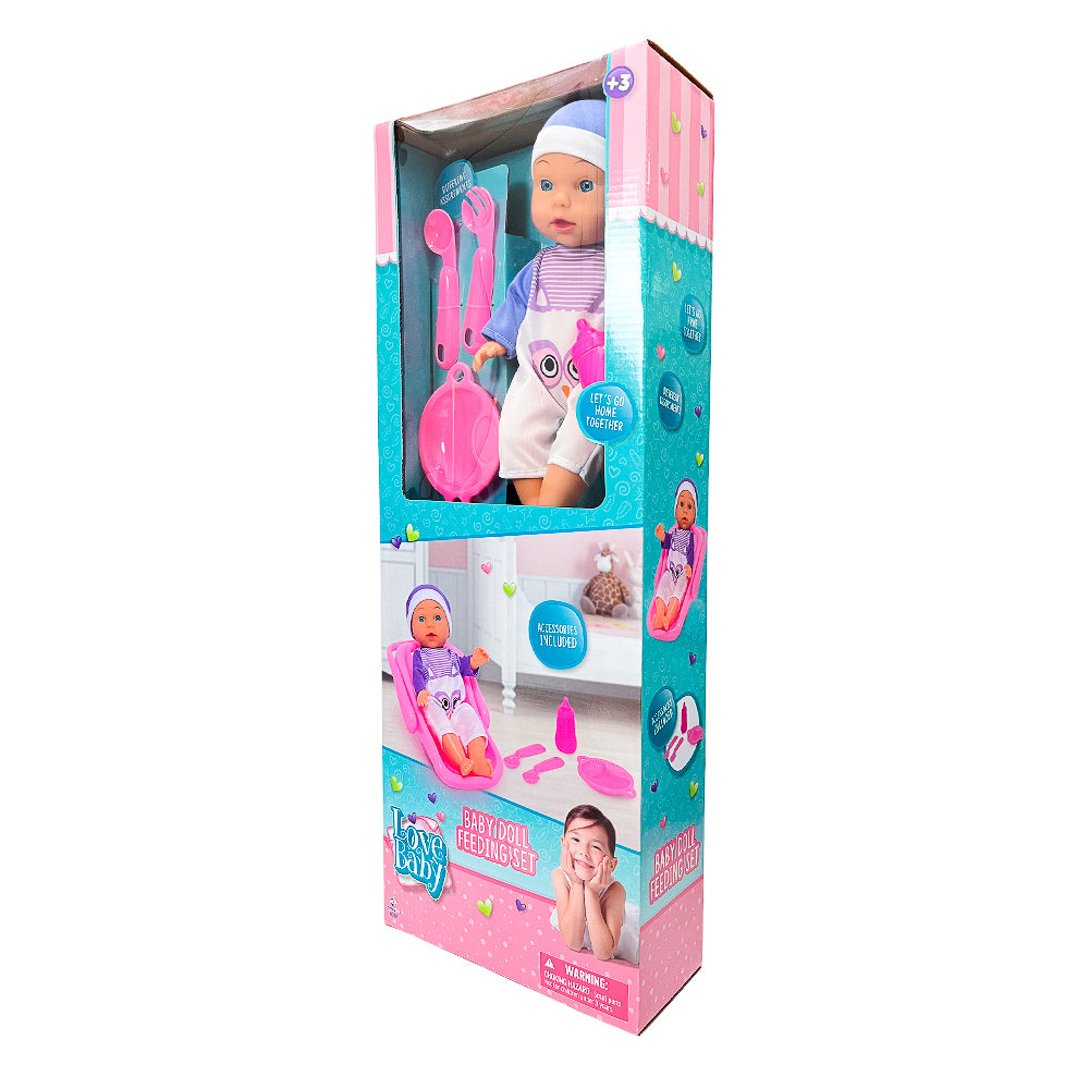 Muñeca Bebé con Silla de Comer / Surtida