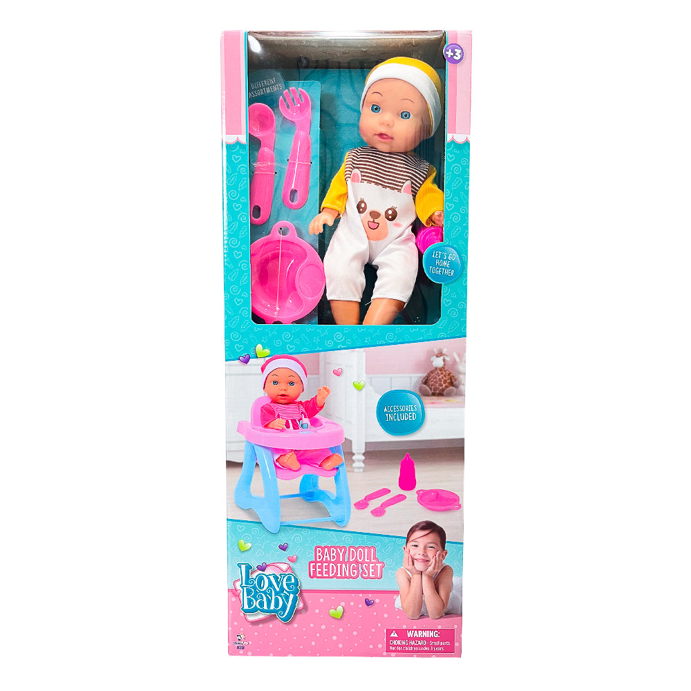 Muñeca Bebé con Silla de Comer / Surtida
