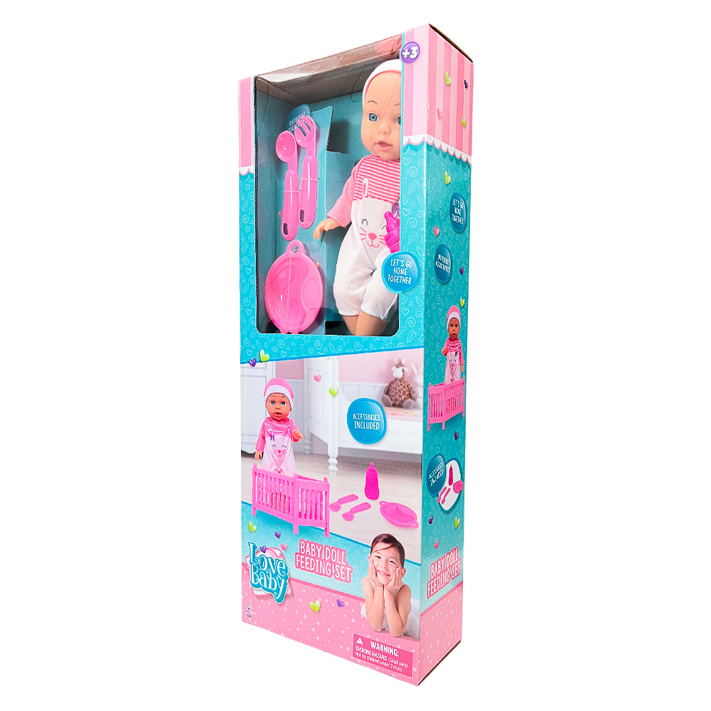 Muñeca Bebé con Silla de Comer / Surtida