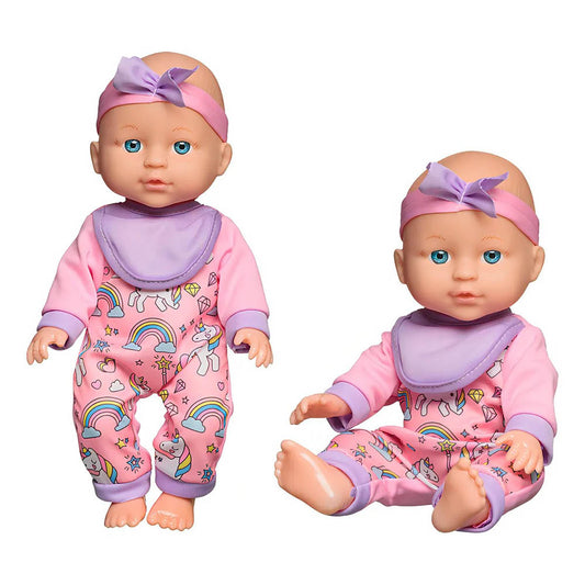 Muñeca Bebé 30 cm con Silla Alta / Star Toys