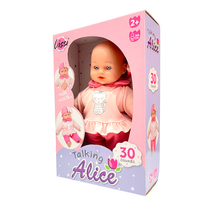 Muñeca Bebé LISSI / Habla y Emite 30 Sonidos / 29 cm / Surtida