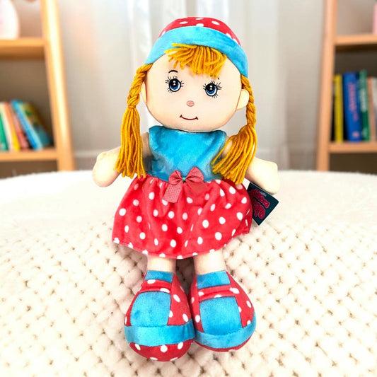 Muñeca de Trapo Bairong Con Falda de Puntos 14" - Surtido