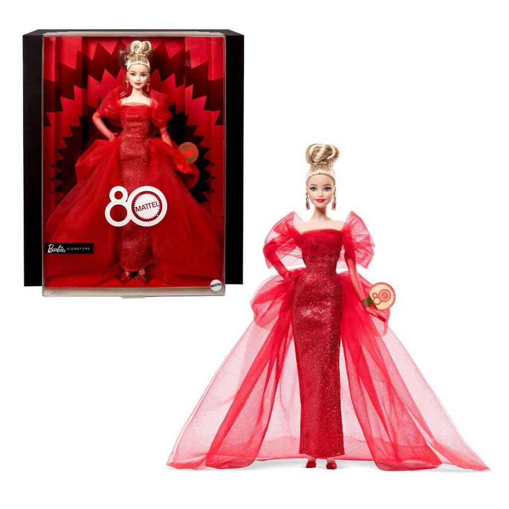 Muñeca Barbie Mattel 80th Anniversary