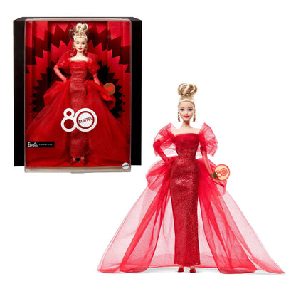 Muñeca Barbie Mattel 80th Anniversary
