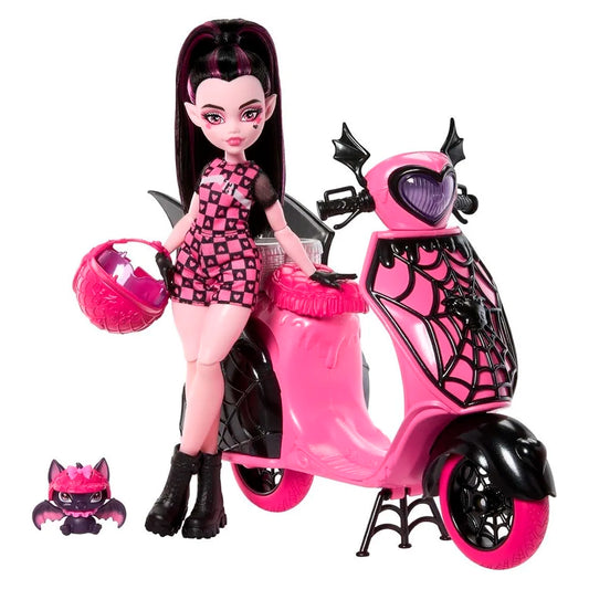 Muñeca Monster High Draculaura C/Scooter