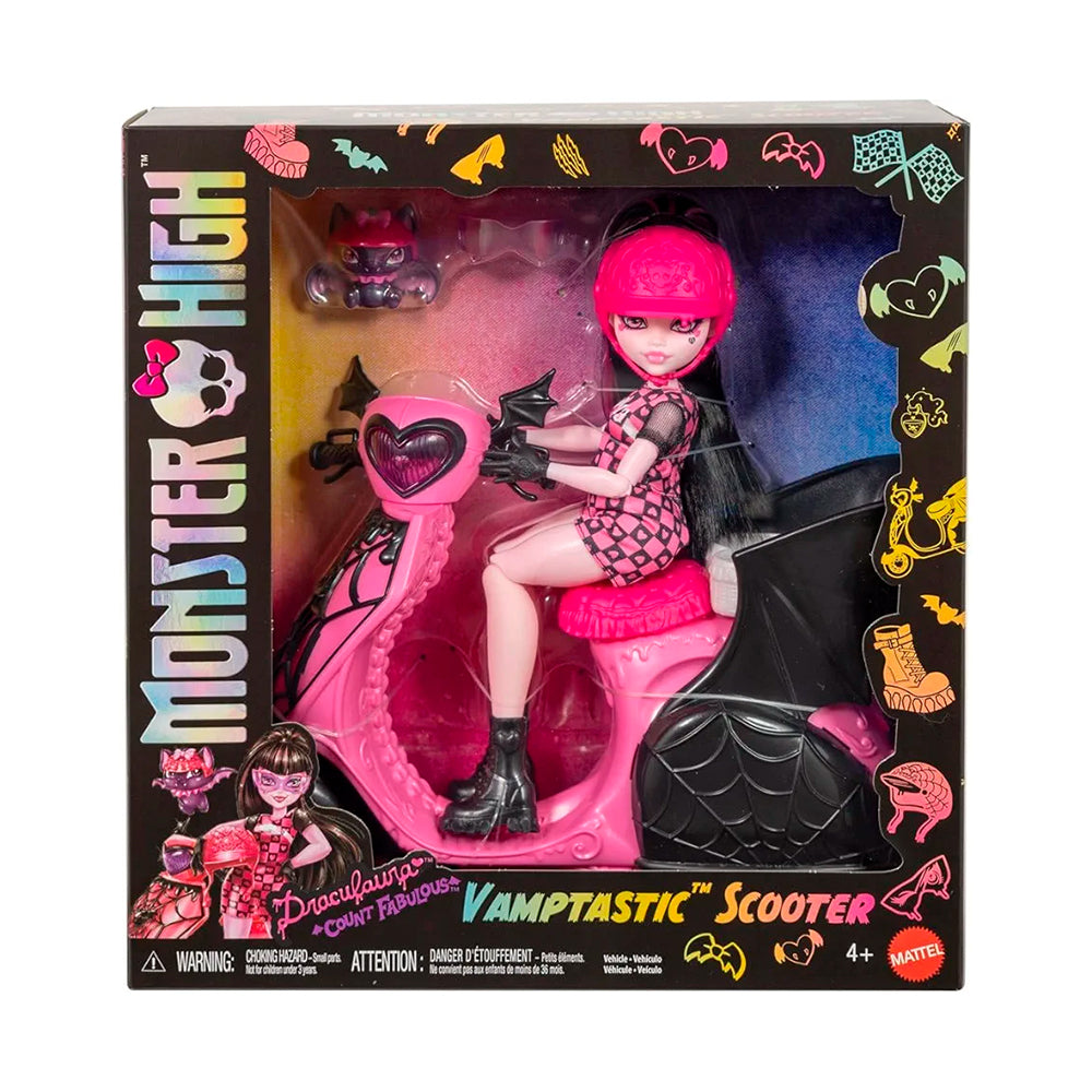 Muñeca Monster High Draculaura C/Scooter
