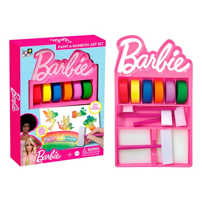 Barbie Paint a Rainbow set de arte y manualidades