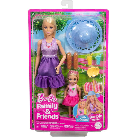Barbie Malibu y Chelsea Picnic Day con accesorios