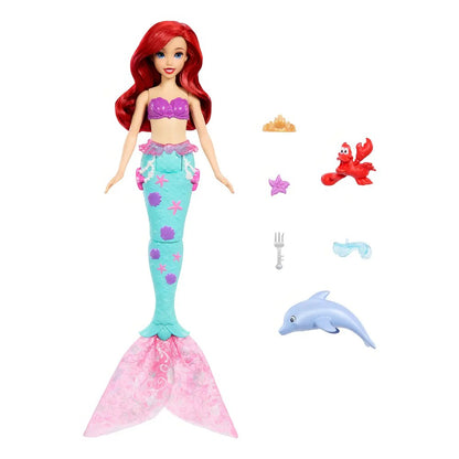 Muñeca Disney Princess Ariel con mascota