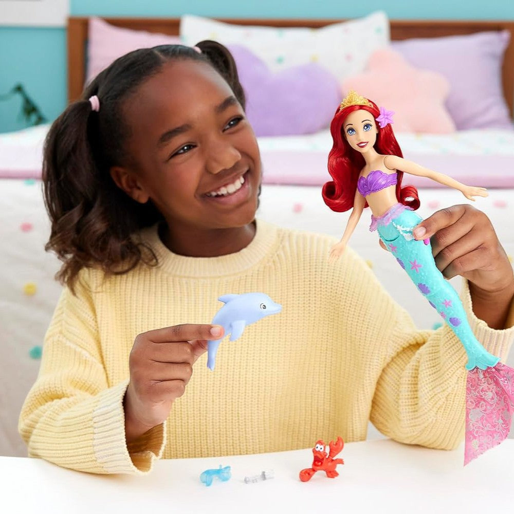 Muñeca Disney Princess Ariel con mascota