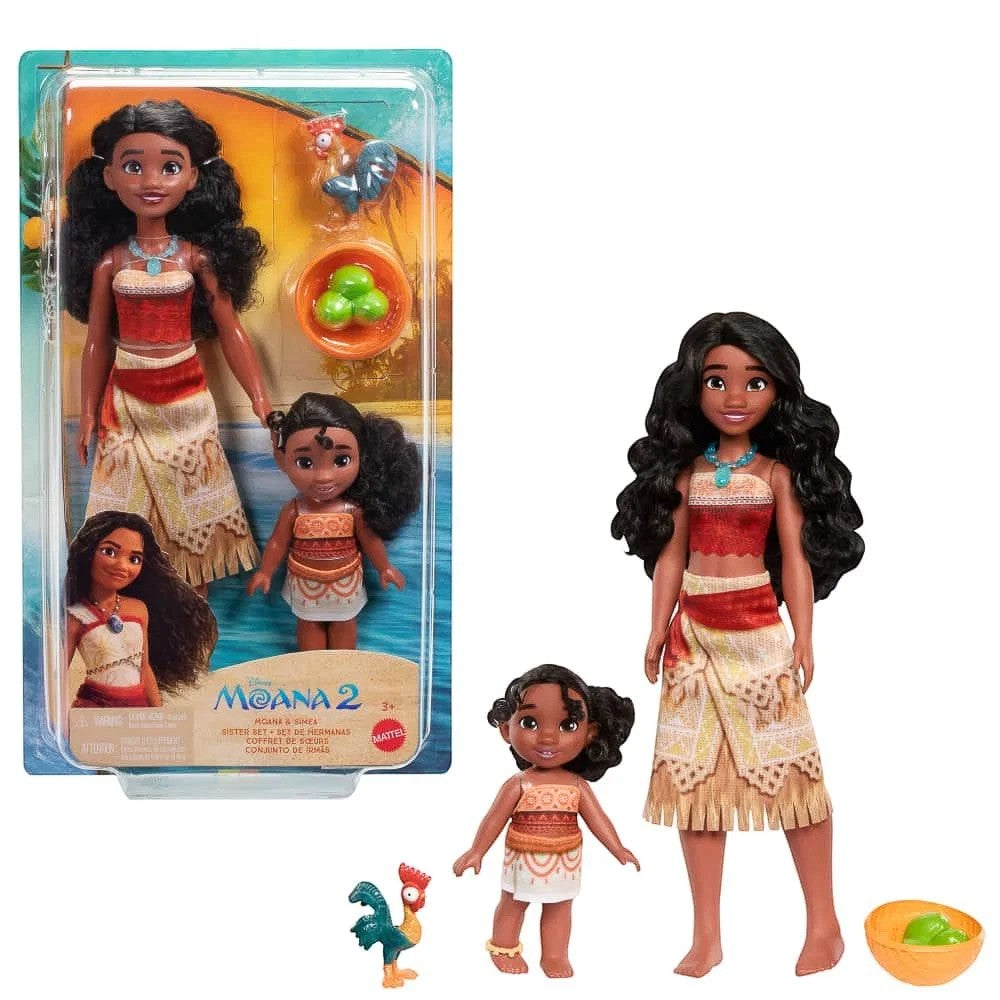 Muñecas Moana y Simea con accesorios