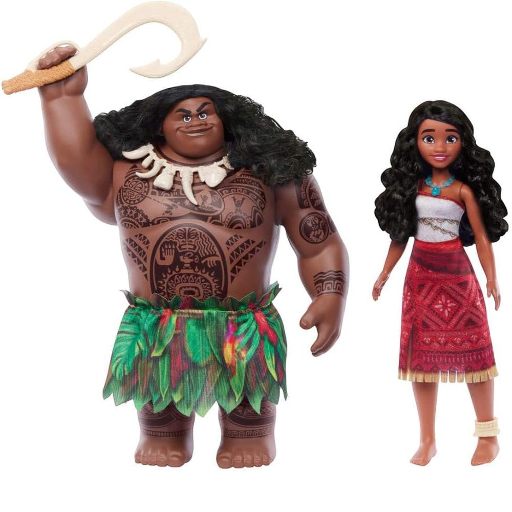 Muñeca Moana y Maui 2PK Voyager Set