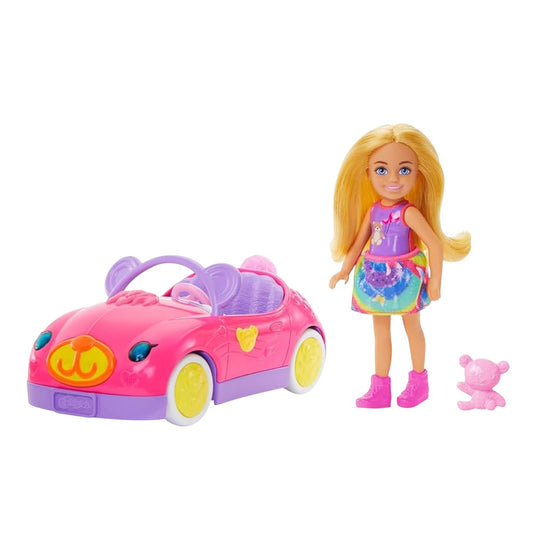 Barbie Chelsea con coche de paseo Teddy