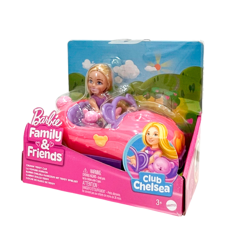 Barbie Chelsea con coche de paseo Teddy