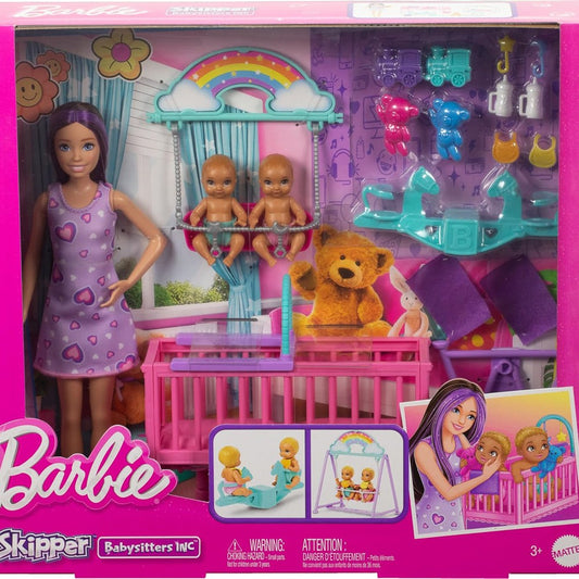 Barbie Skipper Twin Care con accesorios