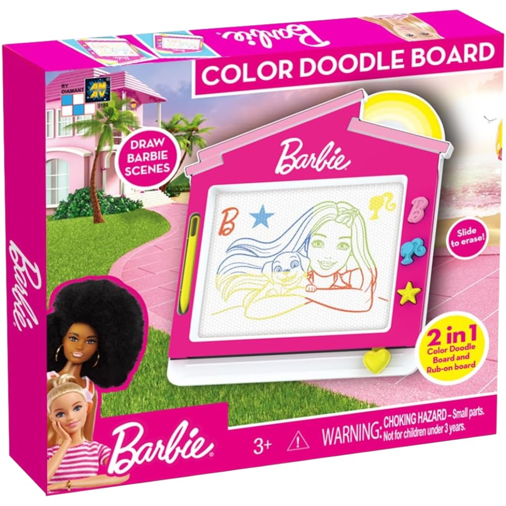 Pizarra magnética Barbie para dibujar y borrar