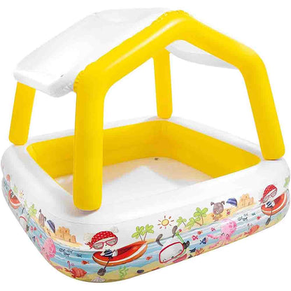 Piscina Infantil con Sombra 62×62×48 cm / INTEX / Surtido