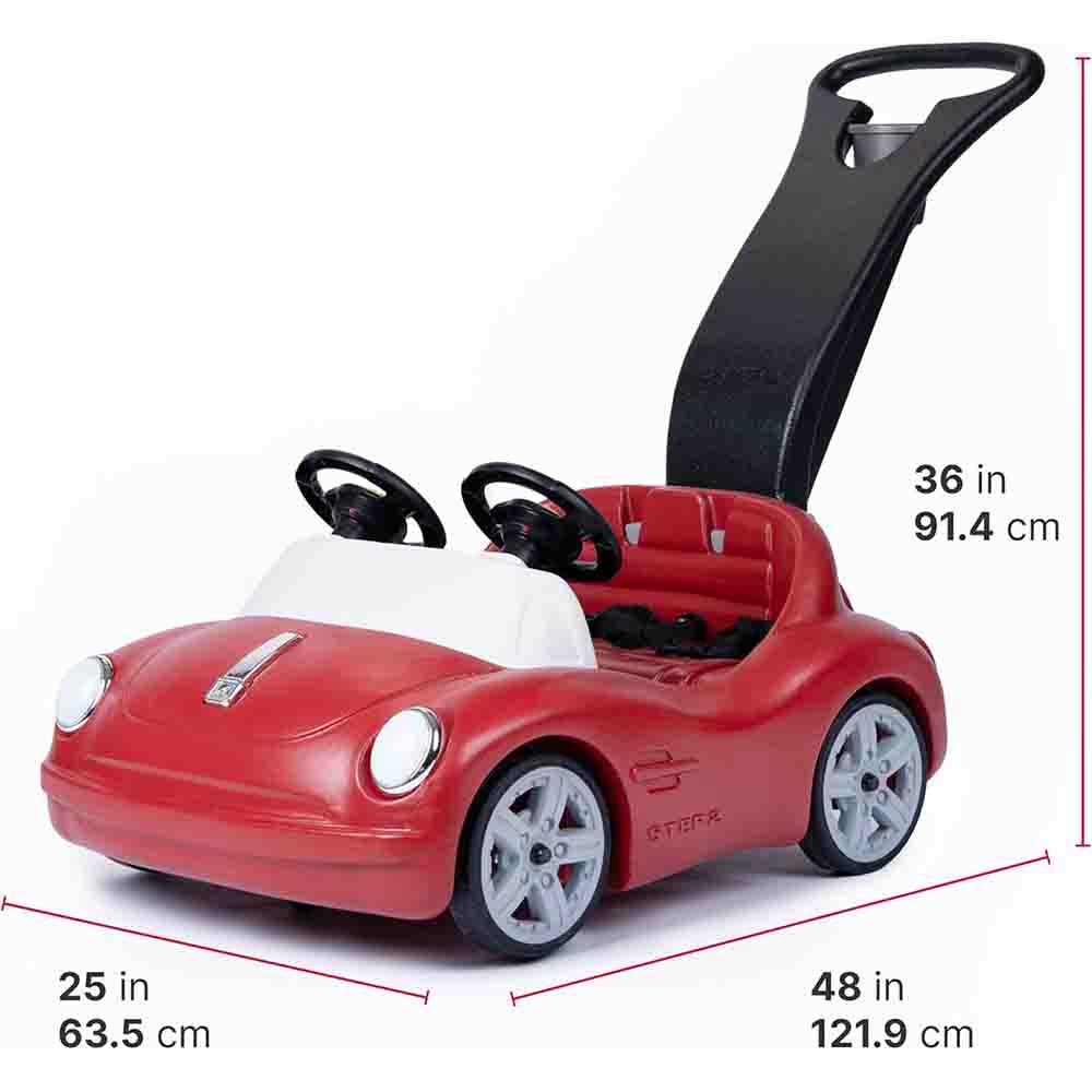 Ride-On Side by Push Around Roadster / Step 2