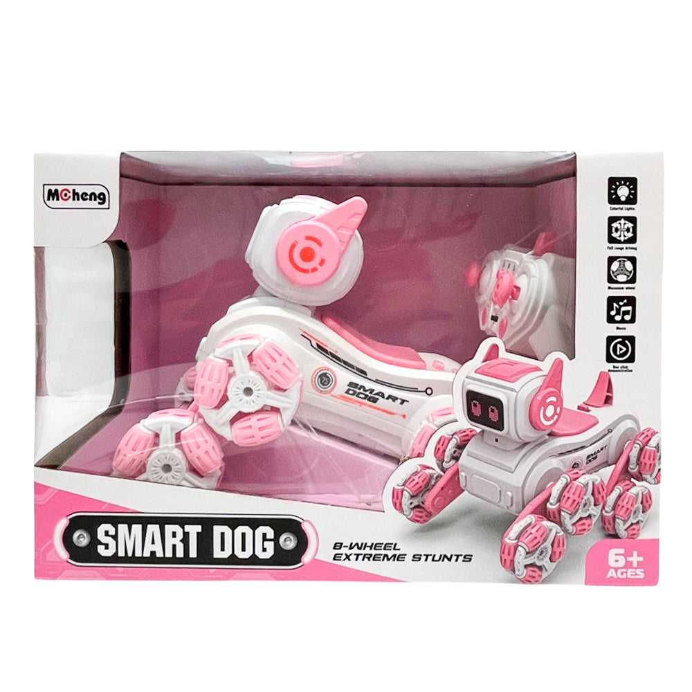 Robot Perro R/C Rosa Control Remoto