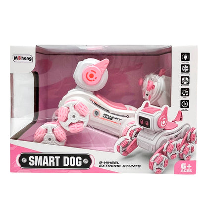 Robot Perro R/C Rosa Control Remoto