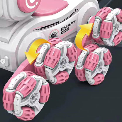 Robot Perro R/C Rosa Control Remoto