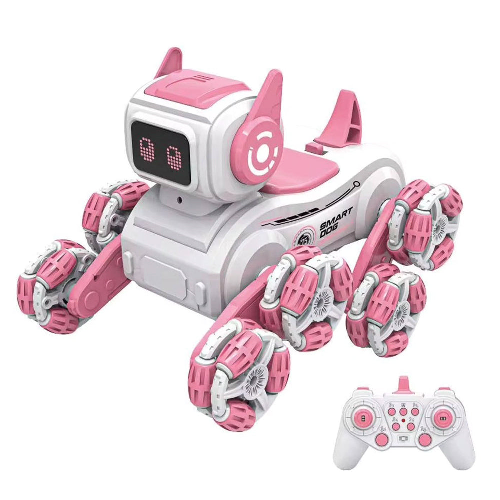 Robot Perro R/C Rosa Control Remoto