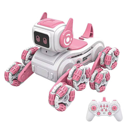 Robot Perro R/C Rosa Control Remoto