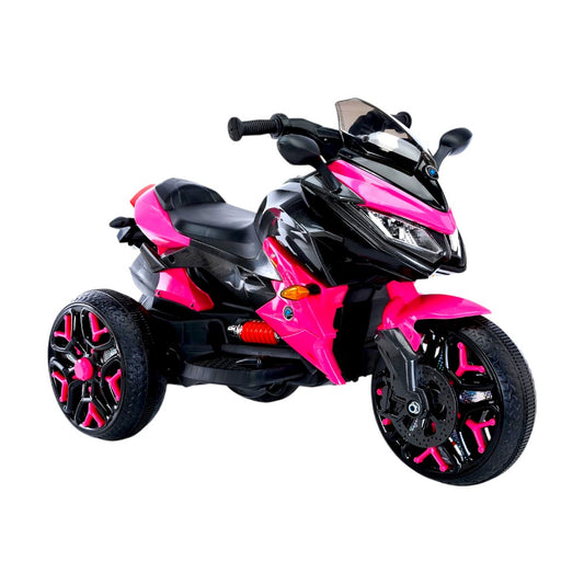 Motocicleta Recargable Rosa / 12V / Para Niñas / Diversión y Estilo