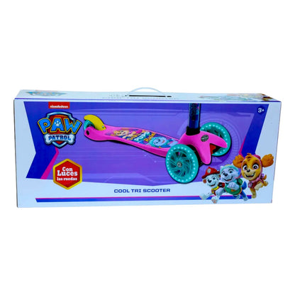 Scooter de 3 Ruedas Paw Patrol Con Luces