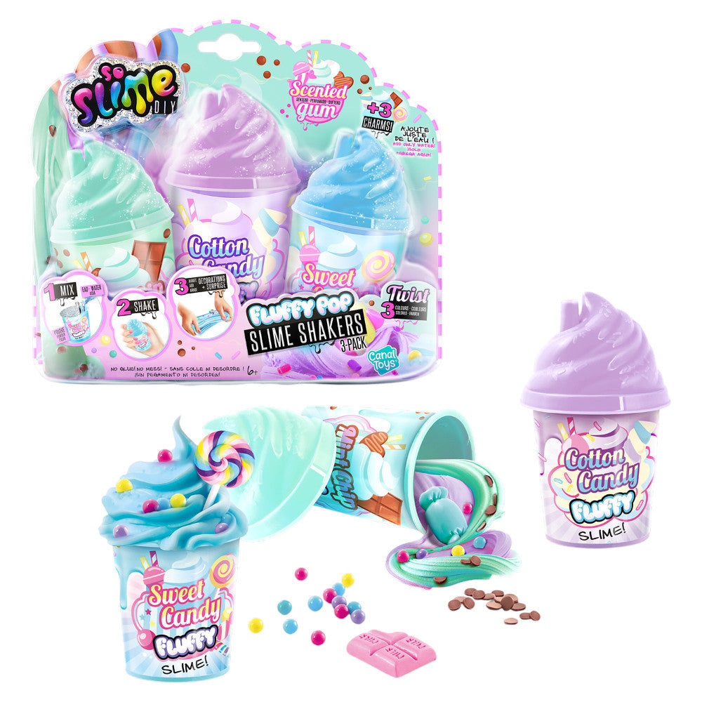 Slime Shaker Fluffy 3-Pack - SLIME - 11149709