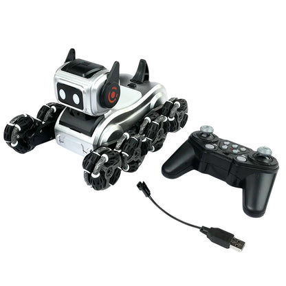 Robot perro con control remoto y 8 ruedas
