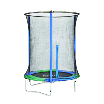 Trampolín De 4 Pies Azul/Verde con Malla de Seguridad