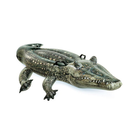 Flotador Montable Cocodrilo Realista / Intex