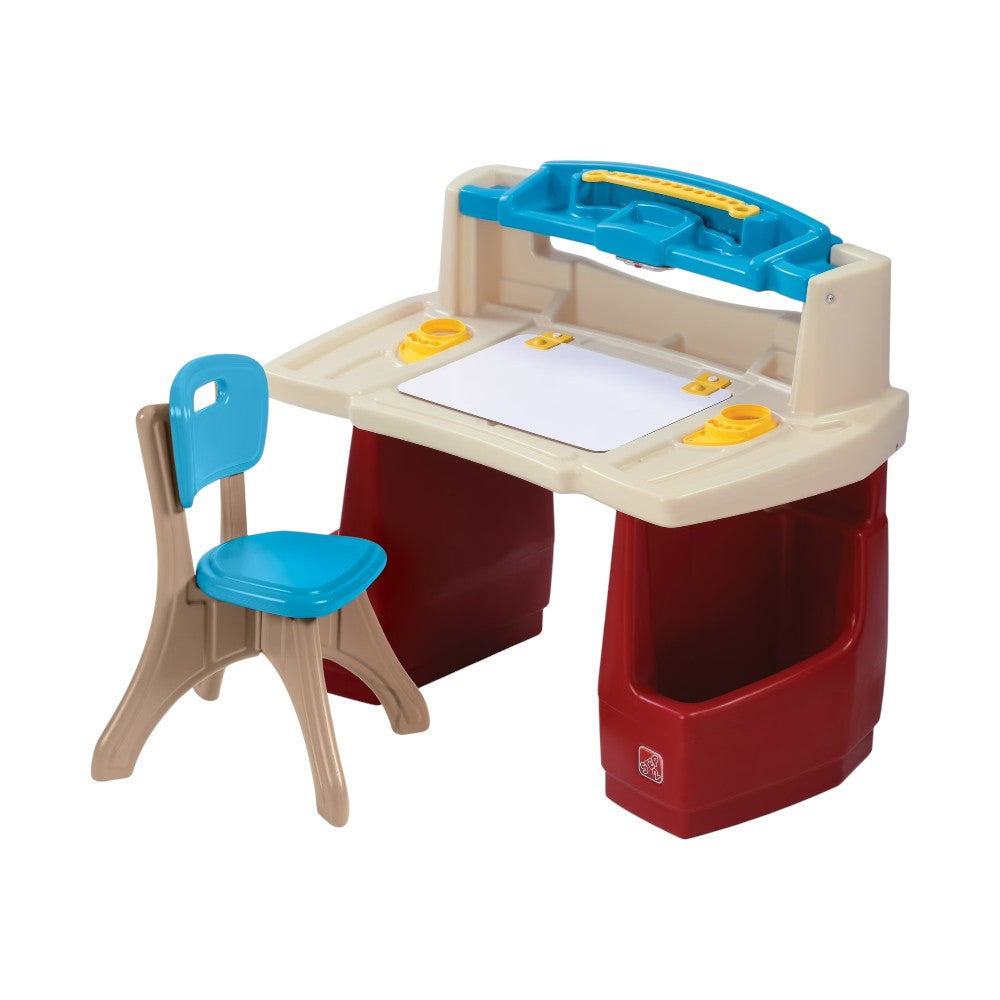 Escritorio de Arte Deluxe con Silla y Almacenamiento / Step 2