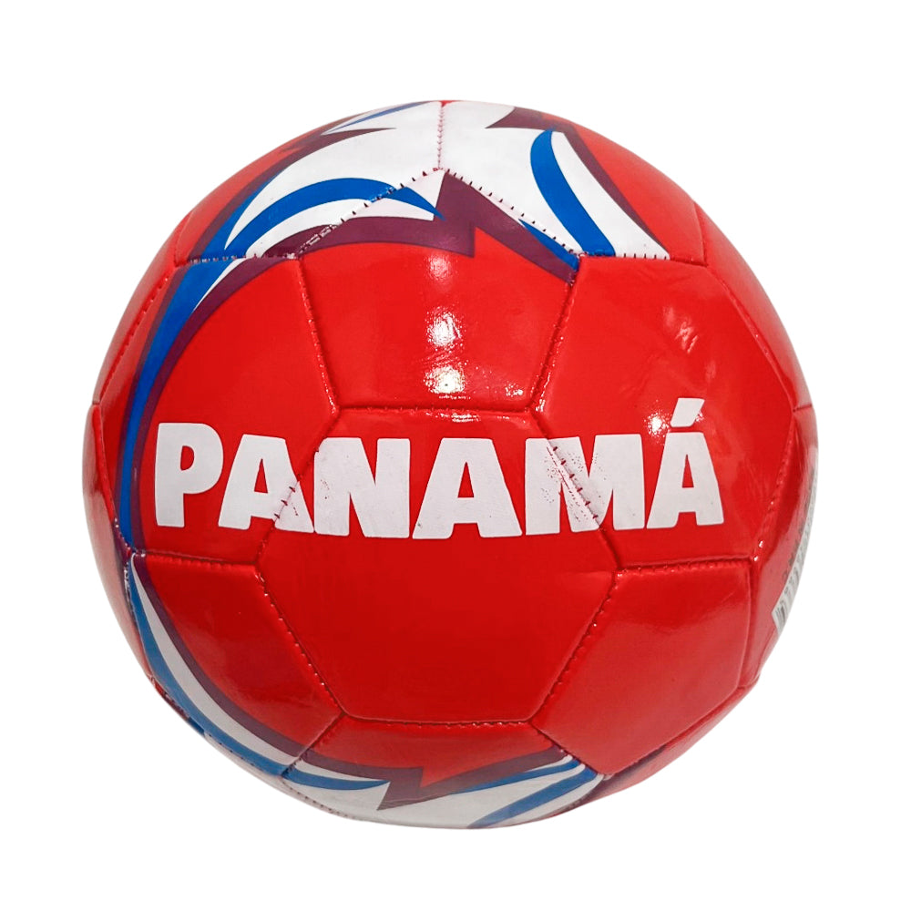Balón de fútbol N.° 5 Panamá rojo