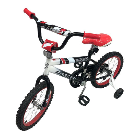 Bicicleta 16" Deluxe Negro/Rojo Neon