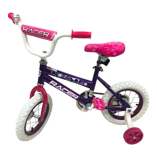 Bicicleta 12" Deluxe Morada Burbuja