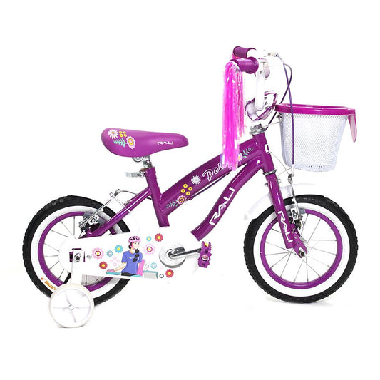 Bicicleta Rali Polly Morado Para Niña De 12"