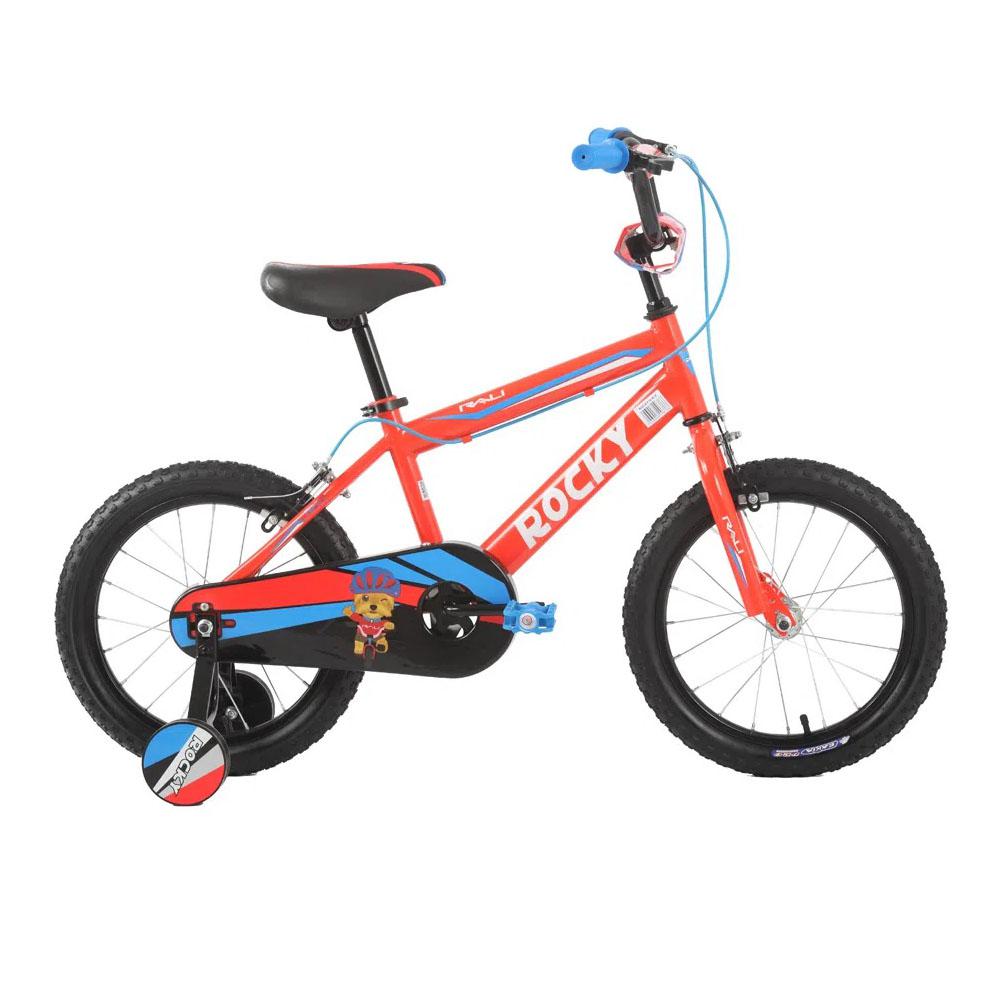 Bicicleta Rali Rocky 16 " Para Niño Rojo