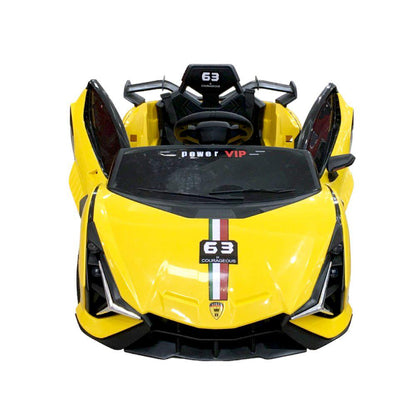 Carro Deportivo Recargable Amarillo