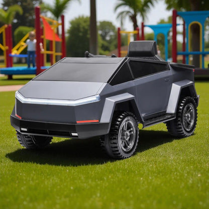 Carro Recargable Tesla Cyber Truck / R/C / Gris / 12V