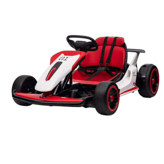 Carro Recargable Go-Kart R/C Rojo 12V