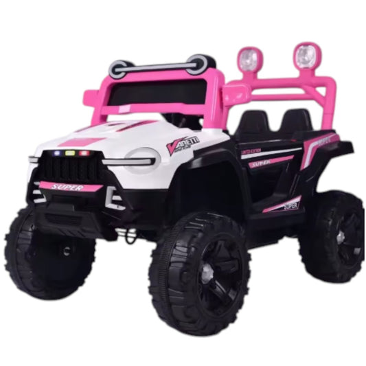 Carro Recargable Jeep Varetti Super Power W/RC Rosa
