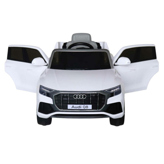 Carro Recargable Audi Q8 W/RC Blanco 6V