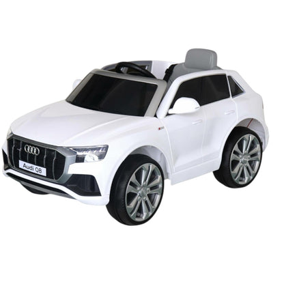 Carro Recargable Audi Q8 W/RC Blanco 6V